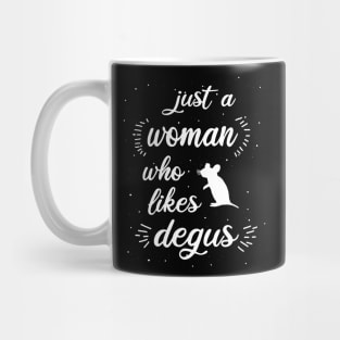 Women little degu saying girls love Mug